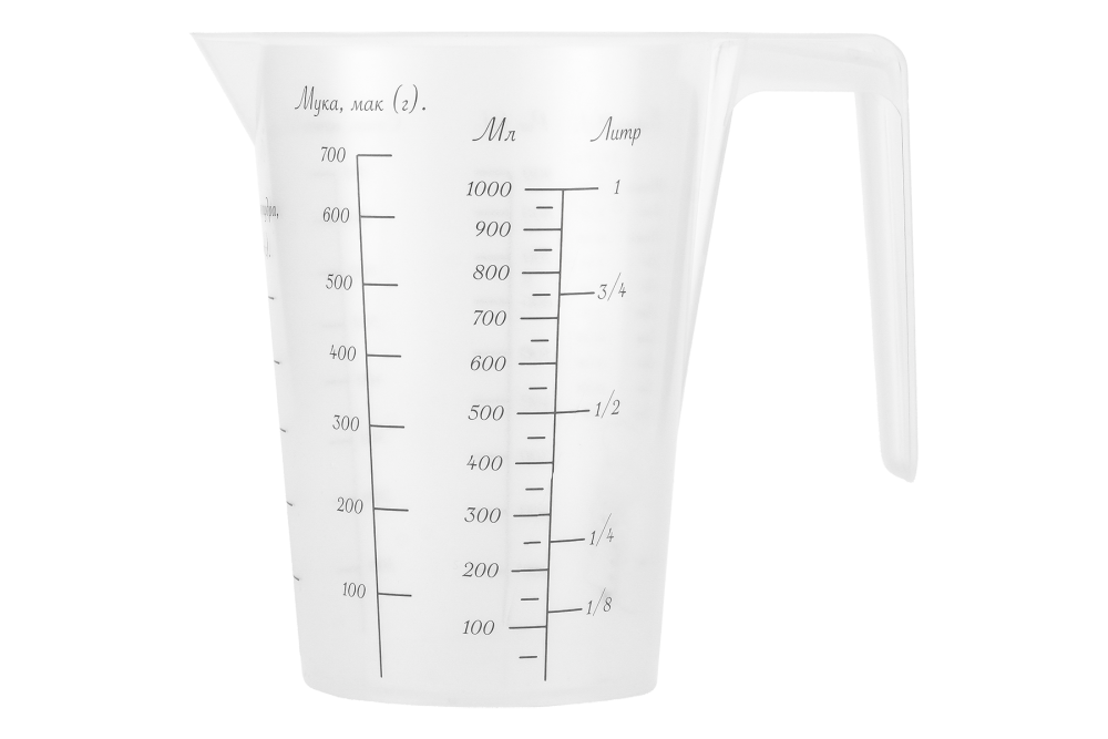 Кувшин пластиковый мерный 1,2 л