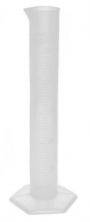 Цилиндр мерный пластиковый (колба), 250 мл - фото