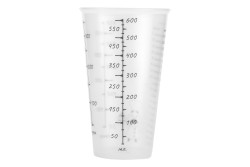 Стакан пластиковый мерный 0,6 л - фото